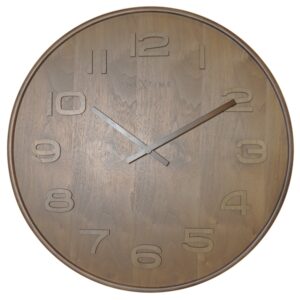Dizajnové nástenné hodiny 3095br Nextime Wood Wood Big 53cm