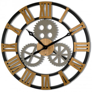 Dizajnové nástenné hodiny Industrial z229-11ad 80 cm