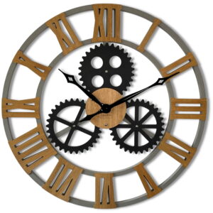 Dizajnové nástenné hodiny Industrial 2. z229-1a1d 80 cm